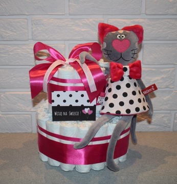 ++ Торт Pampers с маминым талисманом, размер 3