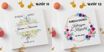 RUSTYKALNA KSIĘGA GOŚCI ALBUM WESELE ŚLUB 3 KOLORY