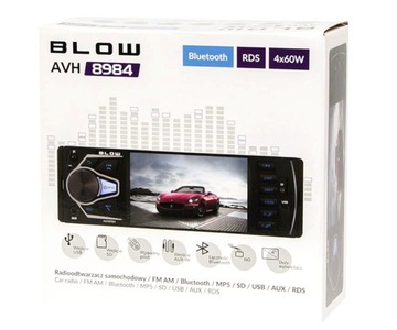 АВТОМОБИЛЬНОЕ РАДИО MP5 USB SD BLUETOOTH 4x 60 Вт 1DIN