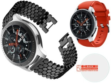 CZARNA bransoleta SAMSUNG GALAXY WATCH 46mm GRATIS