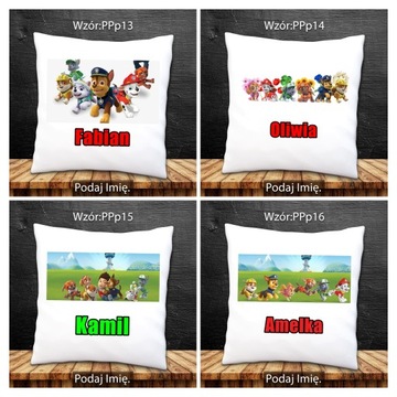 Подушка PAW Patrol PAW PATROL + ИМЯ ПОДАРОК