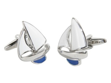 Запонки с узором SHIP