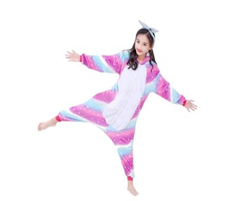 КОМБИНЕЗНАЯ ПИЖАМА КИГУРУМИ С ЕДИНОРОГОМ 130 CH1L