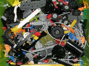 Оригинальные кубики Lego Technic MIX Балки Соединители Звездочки 0,1 кг 0,1 кг