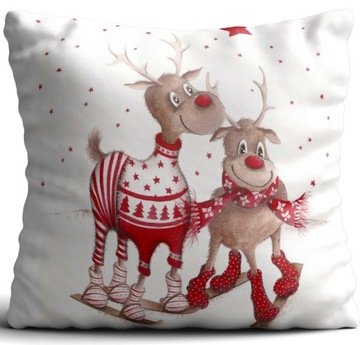 РОЖДЕСТВЕНСКАЯ ПОДУШКА, РОЖДЕСТВЕНСКИЙ ПРИНТ, ПОДАРОЧНЫЕ УЗОРЫ