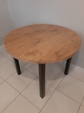Stół okrągły fi 100cm, loft