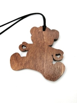 КУЛОН «МЕДВЕДЬ АВТОМОБИЛЬ» ПОДАРОК ​​НА ДЕНЬ ОТЦА С ГРАВИРОВКОЙ