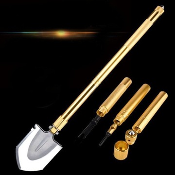 МЕГА военная лопата SURVIVAL складной мультитул НОЖ GOLD EDITION SP3