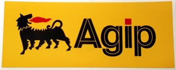AGIP - naklejka