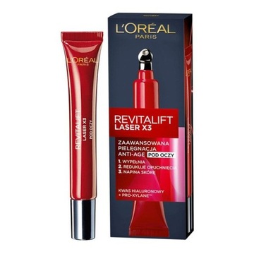 L'OREAL Revitalift Laser X3 krem pod oczy 15ml