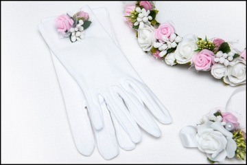 НАБОР ДЛЯ ПРИЧАСТИЯ, ВЕНОК, СУМКА, ПЕРЧАТКИ, КРЕМ