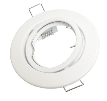 Oprawa OPRAWKA HALOGENOWA z GU10 do LED ruch BIAŁA