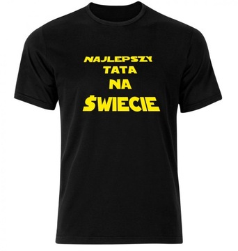 Koszulka S&S męska czarna NAJLEPSZY TATA