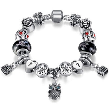 Zestaw beads do bransoletka modułowa PANDOR 15szt