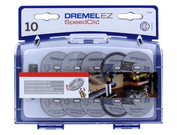 НАБОР ИЗ 10 ДИСКОВ DREMEL SPEEDCLIC SC690 + ХВОСТОВИК