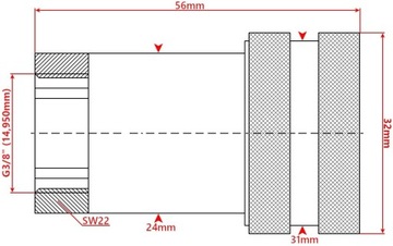 KPL SZYBKOZŁĄCZY GNIAZDO WTYCZKA EURO GW WEW 3/8''