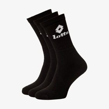 Skarpety Skarpetki frotte LOTTO 3-pak czarne 39-42