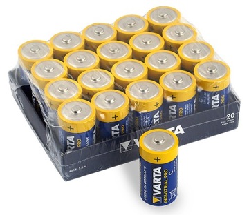 20x baterie ALKALICZNE LR14/C VARTA INDUSTRIAL