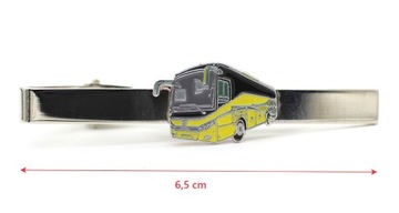 ŻÓŁTY AUTOBUS KIEROWCY SPINKA DO KRAWATA Z ETUI