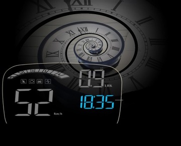 Светодиодный ЖК-дисплей HUD-ПРОЕКТОР OBD2 GPS C800