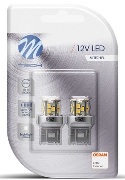 2 Żarówki super white W21/5W T20 OSRAM LED /LB115