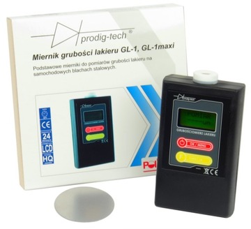 Miernik, tester grubości lakieru GL-1 - JAKOŚĆ PL