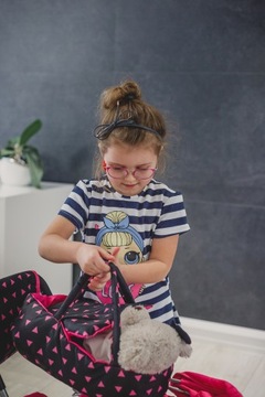 КОЛЯСКА DEEP DOLL GONDOLA 3в1 СУМКА KINDERPLAY ПОСТАЛЬНЫЕ ПРИНАДЛЕЖНОСТИ