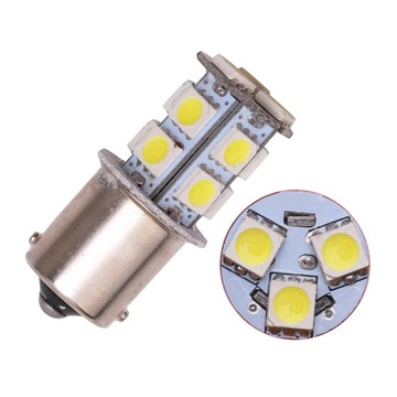 СВЕТОДИОДНАЯ ЛАМПА 13 SMD 5050 P21W R5W R10W BA15S БЕЛАЯ