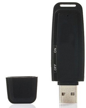 Szpiegowski pendrive DYKTAFON PODSŁUCH do 32 GB