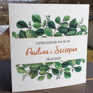 Свадебные приглашения для свадебных объявлений + конверт