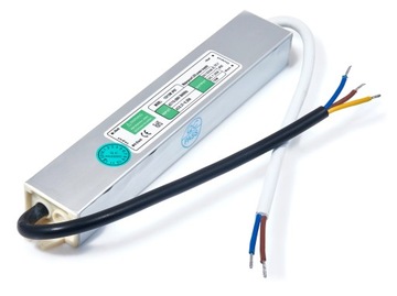 ZASILACZ 12V 15W 1.2A IP67 WODOODPORNY DO TAŚM LED