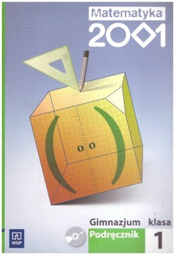 Matematyka 2001 Klasa1 Gimnazjum Podręcznik+CD NOW