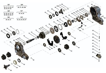 SADA OPRAVA REDUKTOR ATC35L BMW 6 F06 F12 F13