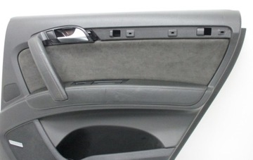 СТОРОНА ДВЕРИ, ЗАДНЯЯ СПРАВА, AUDI Q7 4L, ОБИВКА КОЖЕЙ