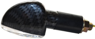 Указатели поворотов Arrow карбоновые для мотоцикла, комплект 2 шт.