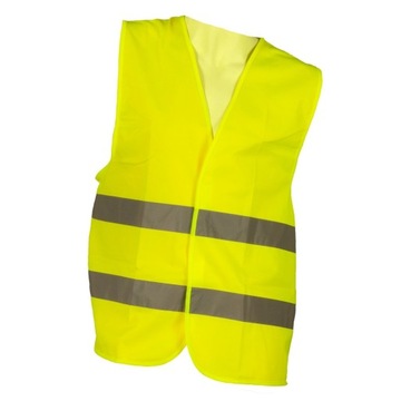 KAMIZELKA OSTRZEGAWCZA ODBLASKOWA URGENT żółta r.2XL
