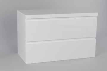 Szafka Łazienkowa z blatem 100 cm biały lakier