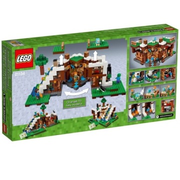 LEGO 21134 БАЗА MINECRAFT ПОД КОШАЛИНСКИМ ВОДОПАДОМ