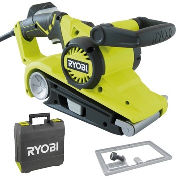 ЛЕНТОЧНО-ШЛИФОВАЛЬНАЯ МАШИНА RYOBI EBS800 800W + РЕМНИ