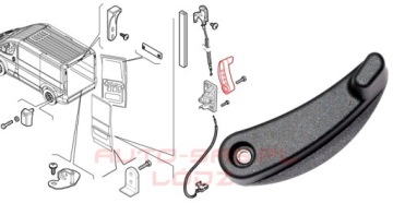 KLAMKA WEW. DRZWI TYŁ DUCATO JUMPER BOXER 06-