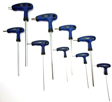 НАБОР Т-образных шестигранных ключей 9 шт. Шестигранные шестигранные длинные 1,5–8 шт.