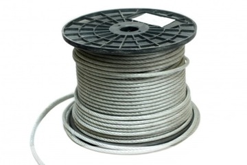 LINKA LINA STALOWA W OTULINIE PCV 3 mm ROLKA 250 m