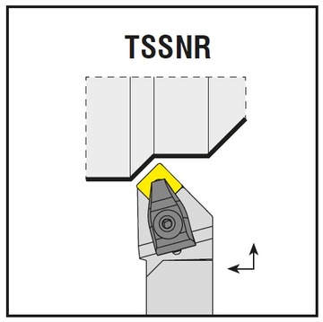 Нож токарный складной АККО ЦСНР 3232 П12 СНМГ 12