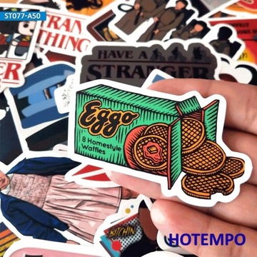 Наклейки серии Stranger Things Eleven RUN 50 шт.