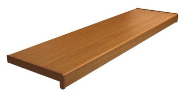 PARAPET PCV WEWNĘTRZNY ZŁOTY DĄB 30 X 180