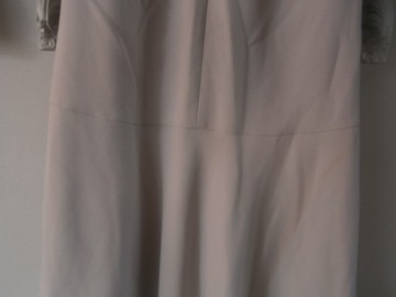 TOVA gołębia sukienka z kieszeniami 42