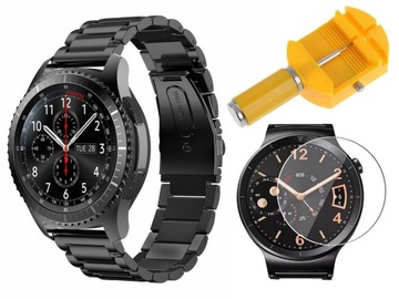 BRANSOLETA DO SAMSUNG GEAR S3 / WATCH 46 + SZKŁO