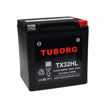 Akumulator wzmocniony Tuborg TX32HL 32Ah 480A
