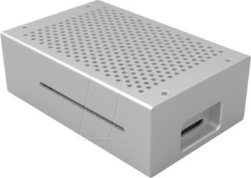 Блок питания Raspberry Pi 4 8 ​​ГБ в алюминиевом корпусе