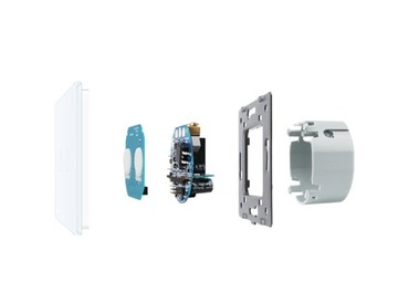 ДВОЙНОЙ СЕНСОРНЫЙ ПЕРЕКЛЮЧАТЕЛЬ СТЕКЛА LIVOLO. РОЗОВЫЙ